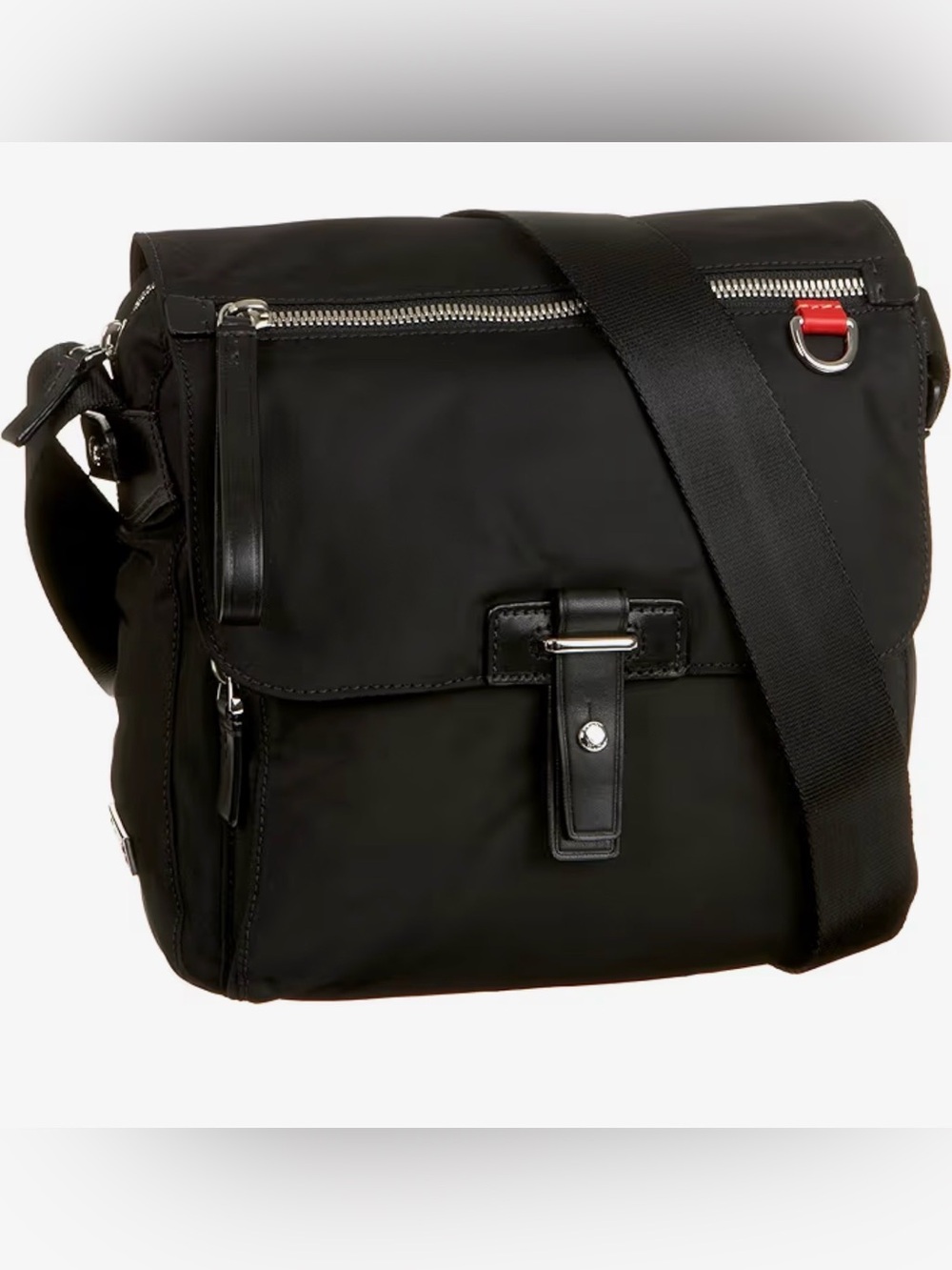 TUMI Black Men's Crossbody Messenger Bag nylon